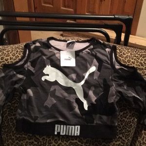 A  Puma. Sport. Crop. Top